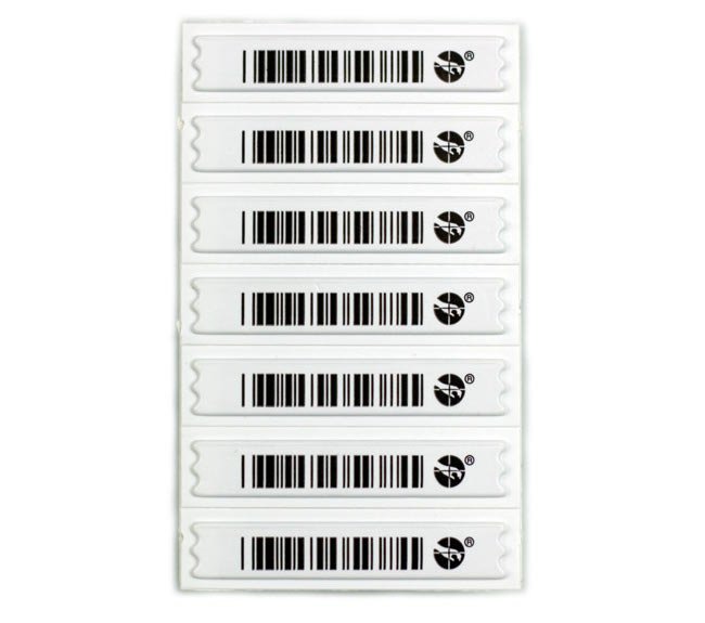 Gloss finish polyester ribbon roll of barcode sticker for Asset Tracking Applications